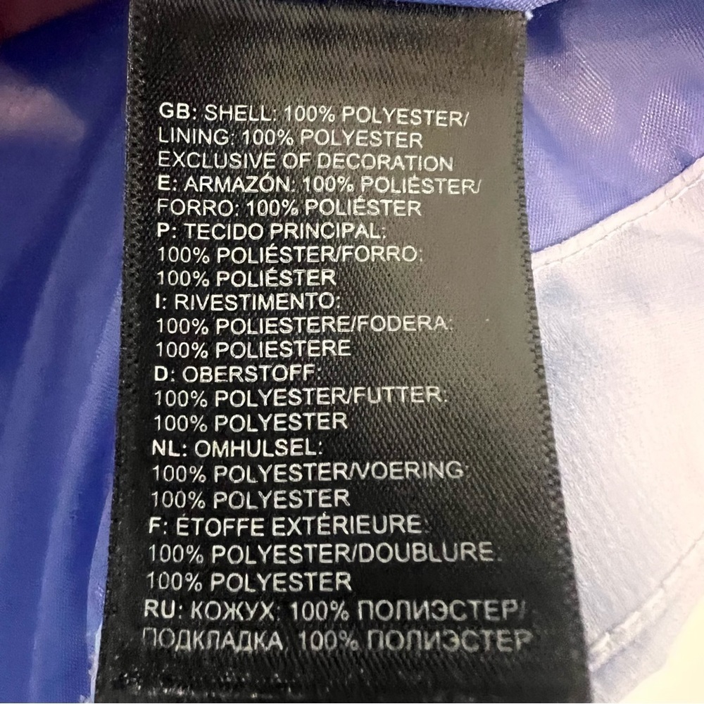 The North Face Resolve Plus Full Zip Dry Vent Rain Jacket Two Tone Purple M - Picture 14 of 15
